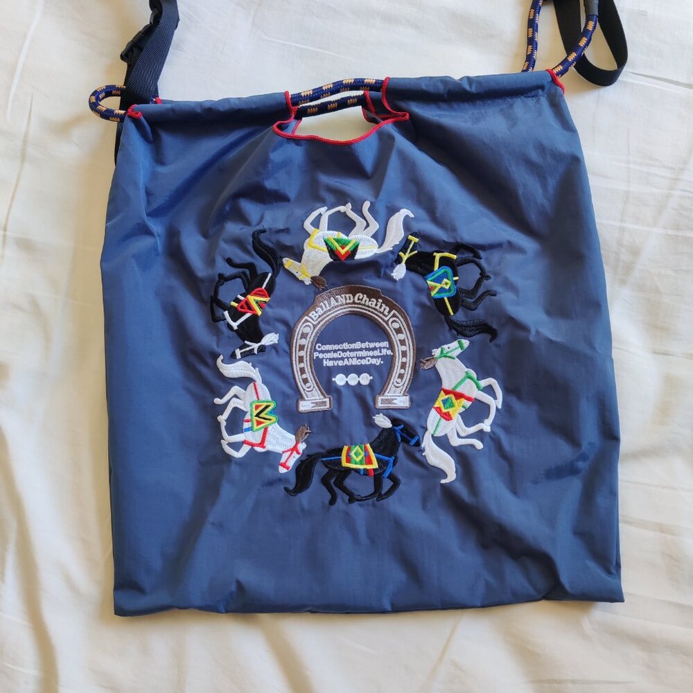 NEW Lightweight Packable Reusable Shopping Tote Bag with Shoulder Strap - Picture 3 of 11